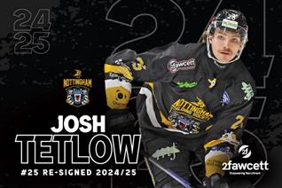 TETLOW BACK WITH PANTHERS FOR 2024-25