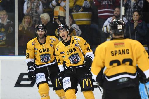 Interviews with coach and four goal hero Chris Lawrence