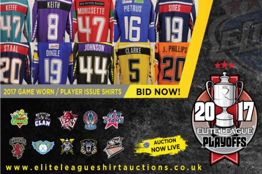 Playoff jersey auction coming to an end