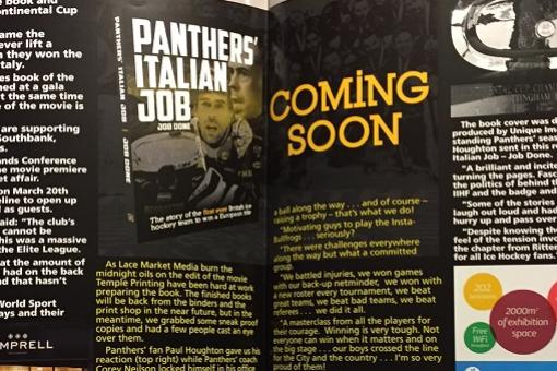 Panthers' match magazine - new edition on sale today