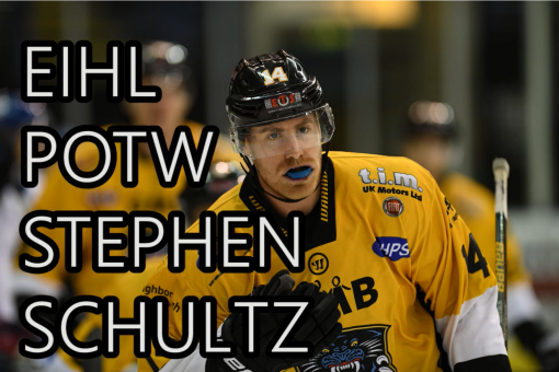 Stephen Schultz is EIHL Player of the week