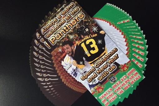 Festive fixture cards on way through 85,000 letter boxes