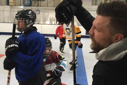 McGrattan training day at AJKM Hockey Barn