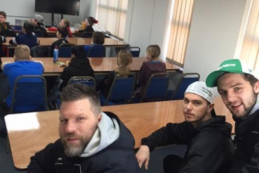 McGrattan training day at AJKM Hockey Barn