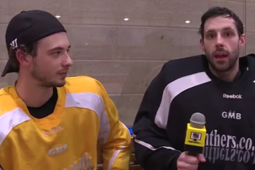 PANTHERS TV with the GMB has Lacho talking to Greener