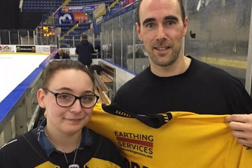Mel wins captain's shirt at Panthers v Storm game