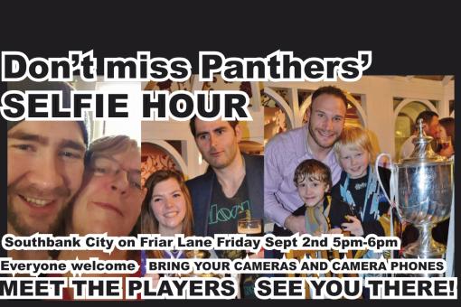 PANTHERS SELFIE HOUR! SEE YOU THERE!