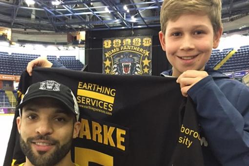 Eleven year old Ty wins Clarkey’s shirt