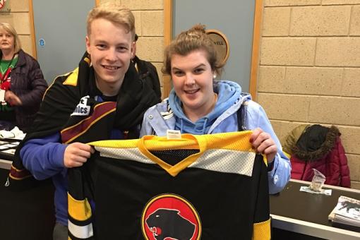 Fund-raising gets £300 boost from Matthew and Carla