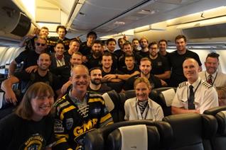 Panthers land safely in Switzerland