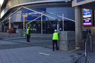 Weather protection for safety checks