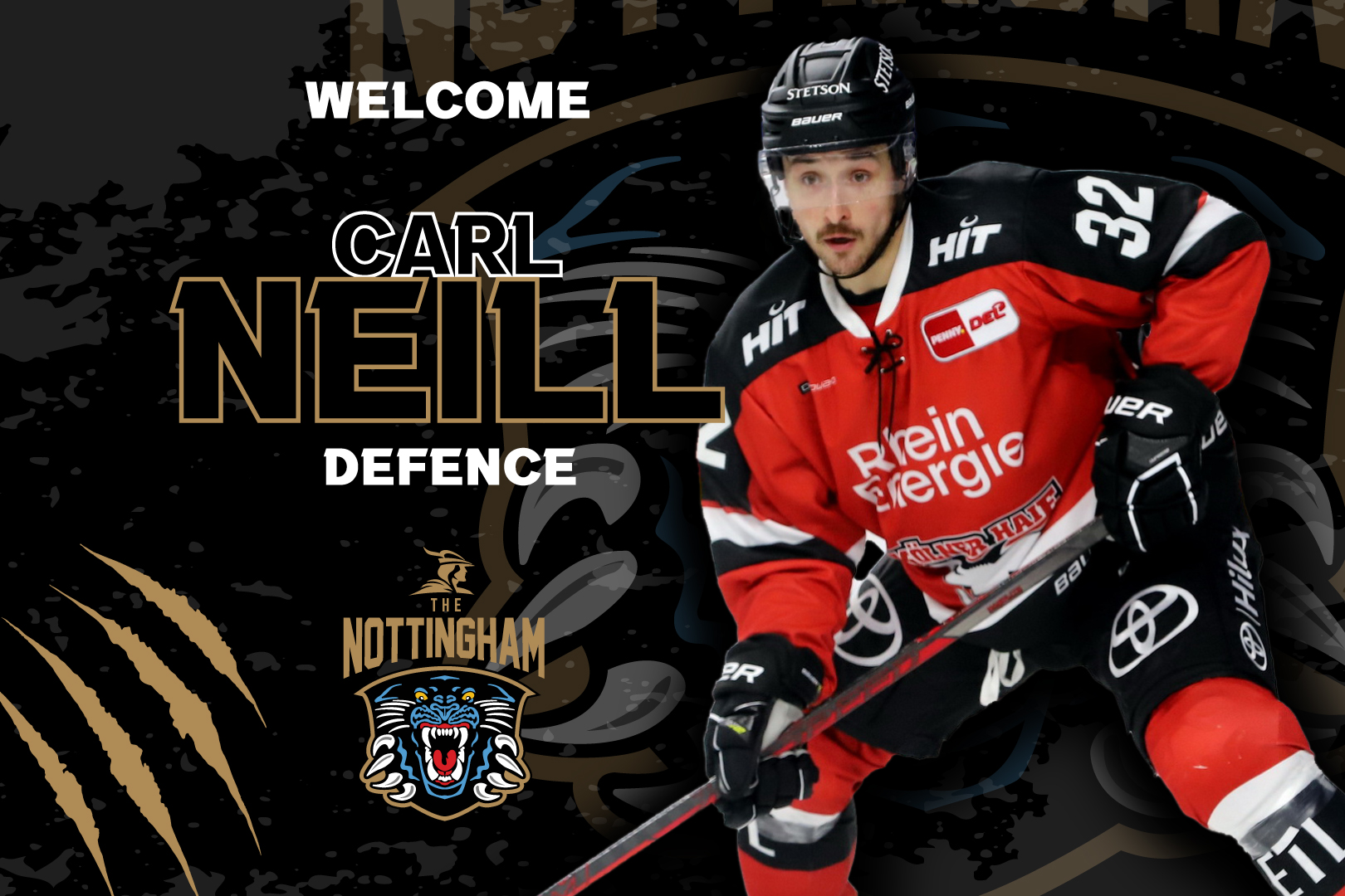 PANTHERS SIGN DEFENCEMAN NEILL FROM DEL Top Image