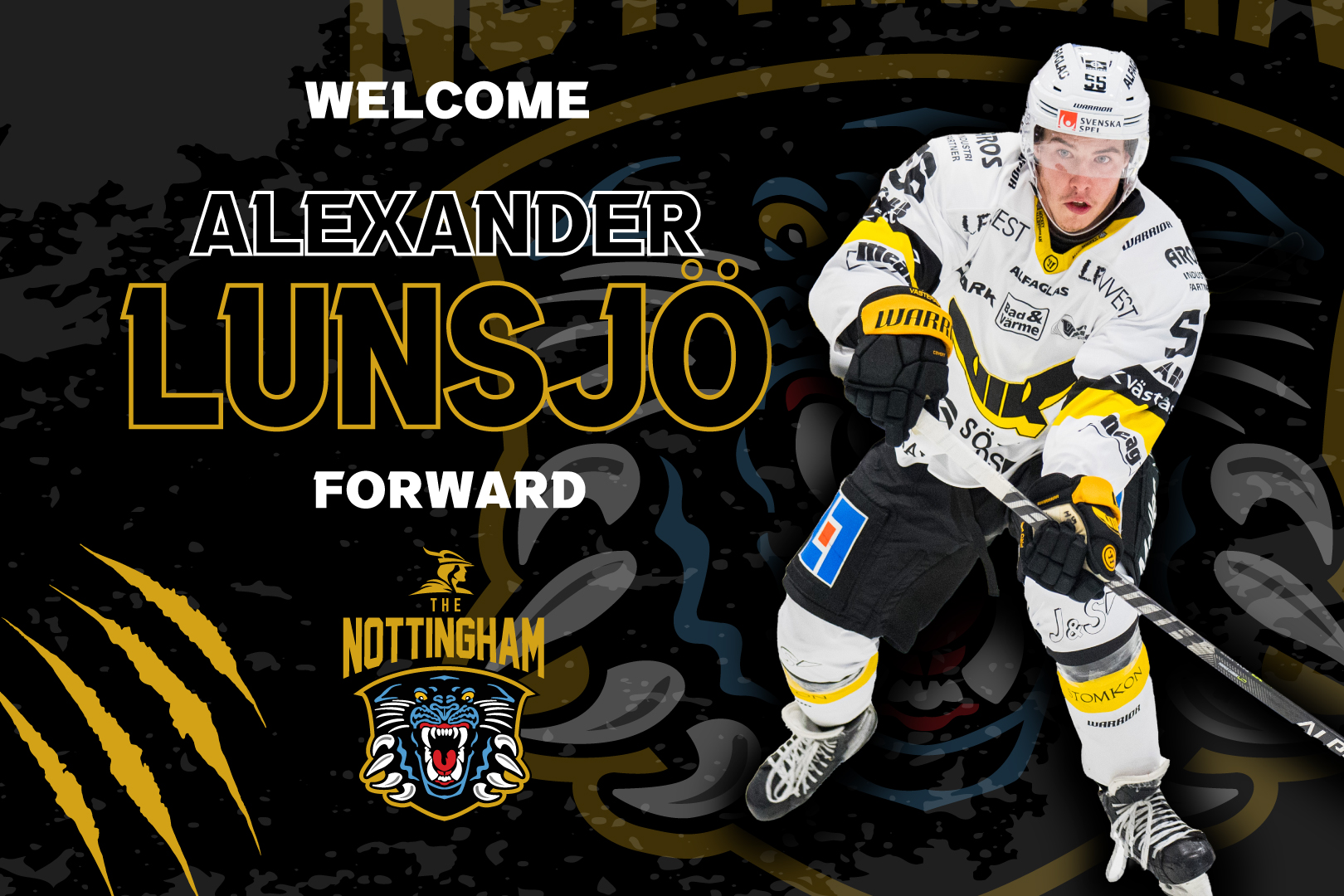 LUNSJO JOINS PANTHERS FOR 2023-24 SEASON Top Image