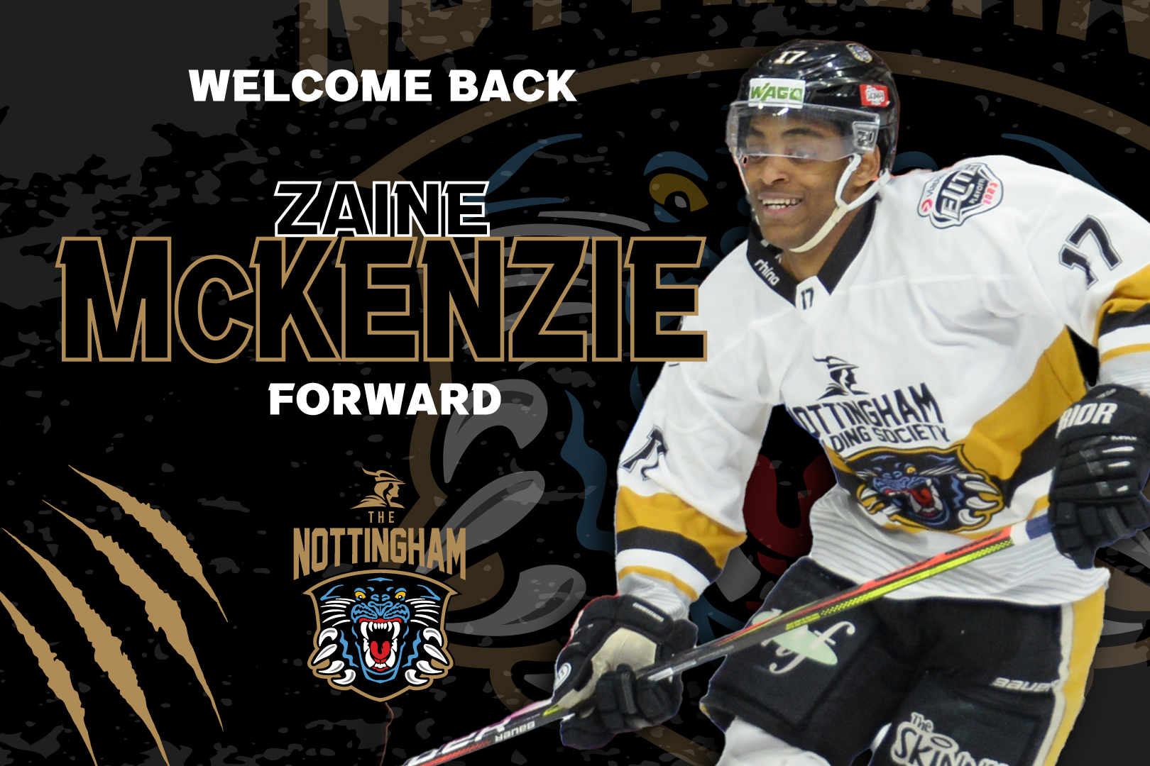 PANTHERS SIGN MCKENZIE ON TWO-WAY CONTRACT Top Image