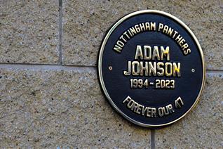 ADAM JOHNSON PLAQUE UNVEILED AT MOTOPOINT ARENA
