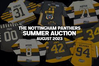 THE NOTTINGHAM PANTHERS AUGUST AUCTION