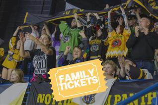FAMILY TICKETS FOR DUNDEE AT HOME ON SUNDAY