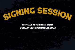 SIGNING SESSION POST-GAME ON 29TH OCTOBER
