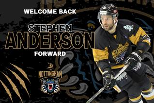 ANDERSON RETURNS FOR SECOND SEASON