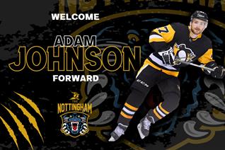 PANTHERS SIGN EXPERIENCED FORWARD ADAM JOHNSON