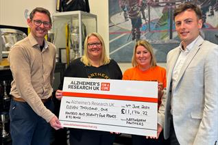 OVER £11,000 RAISED FOR ALZHEIMER’S RESEARCH UK