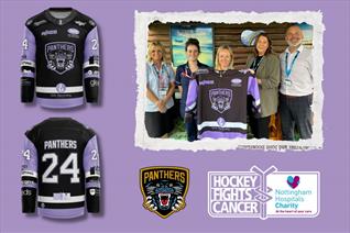 HOCKEY FIGHTS CANCER JERSEY UNVEIL