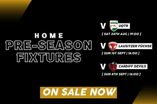 PRE-SEASON TICKETS ON-SALE NOW