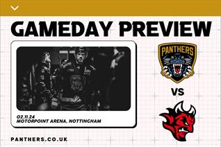GAMEDAY IN NOTTINGHAM: PANTHERS HOST CARDIFF