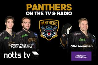 BBC RADIO AND NOTTS TV MEDIA APPEARANCES FOR PANTHERS