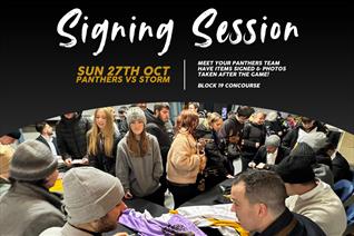 SIGNING SESSION POST-GAME ON 27TH OCTOBER
