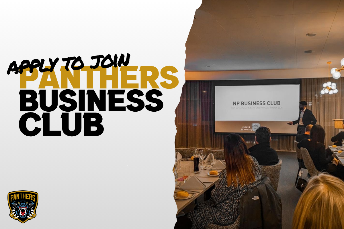 JOIN THE PANTHERS BUSINESS CLUB FOR 25-26 Top Image
