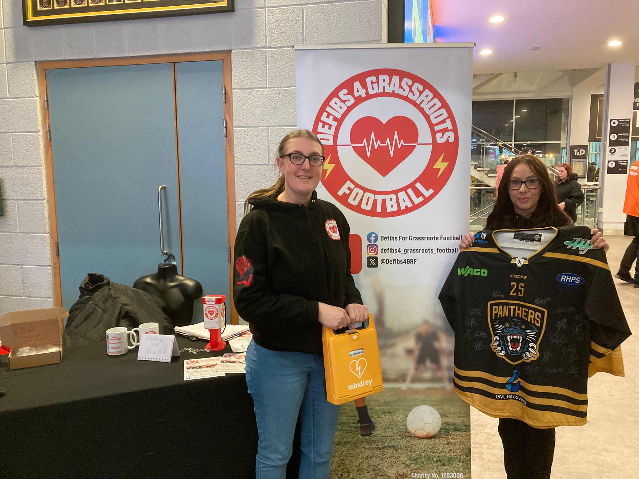 CHARITY: DEFIBS FOR GRASSROOTS FOOTBALL Top Image