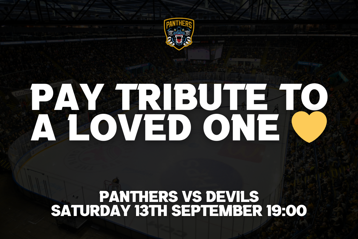 PAY TRIBUTE TO A LOVED ONE AT PANTHERS HOME GAME Top Image