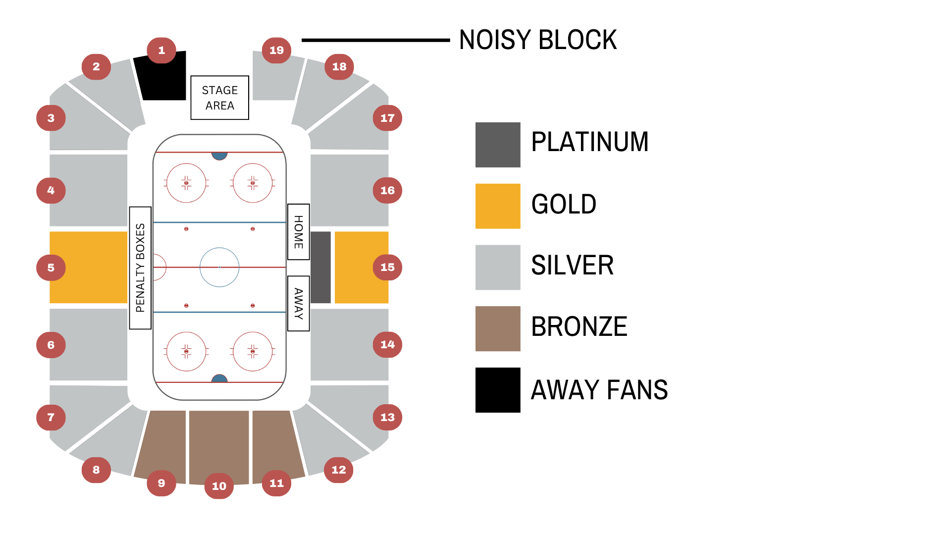 Venue & Ticket Info (seating diagram)