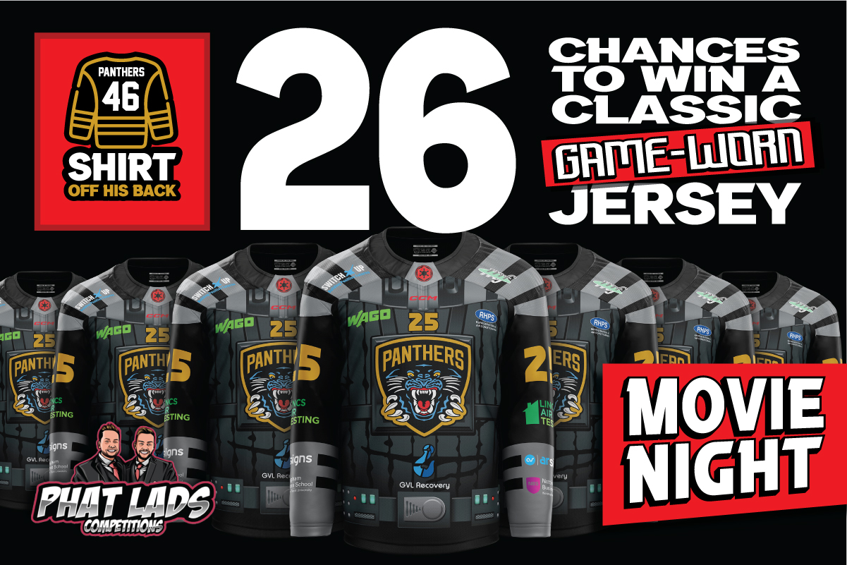26 CHANCES TO WIN A CLASSIC GAME-WORN MOVIE NIGHT JERSEY Top Image