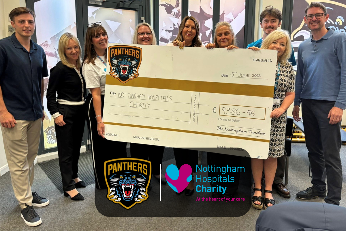 NEARLY £10,000 RAISED FOR NOTTINGHAM HOSPITALS CHARITY Top Image