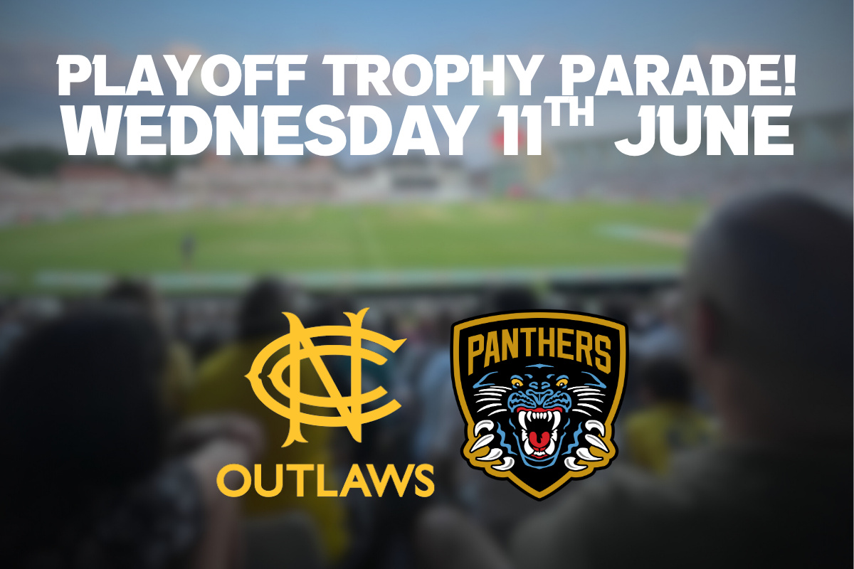PANTHERS TO PARADE TROPHY AT TRENT BRIDGE ON WEDNESDAY Top Image