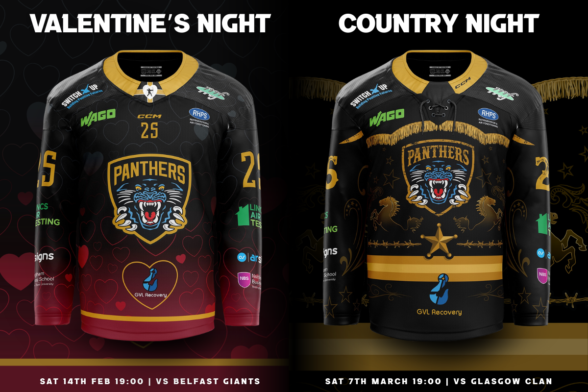 JERSEYS UNVEILED FOR VALENTINE'S AND COUNTRY NIGHTS Top Image