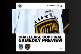GAMEDAY: PANTHERS FACE BLAZE IN CUP FINAL