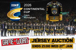 AUCTION: BLACK CONTINENTAL CUP JERSEYS