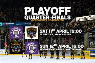 PANTHERS FACE STORM IN PLAYOFF QUARTER-FINALS