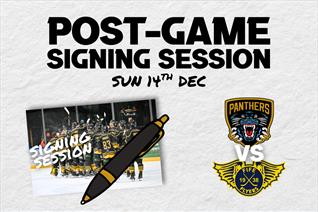 POST-GAME SIGNING SESSION: SUN 14TH DEC v FIFE