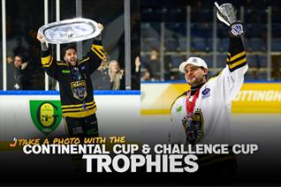 WEDNESDAY: HAVE YOUR PHOTOS WITH TWO TROPHIES