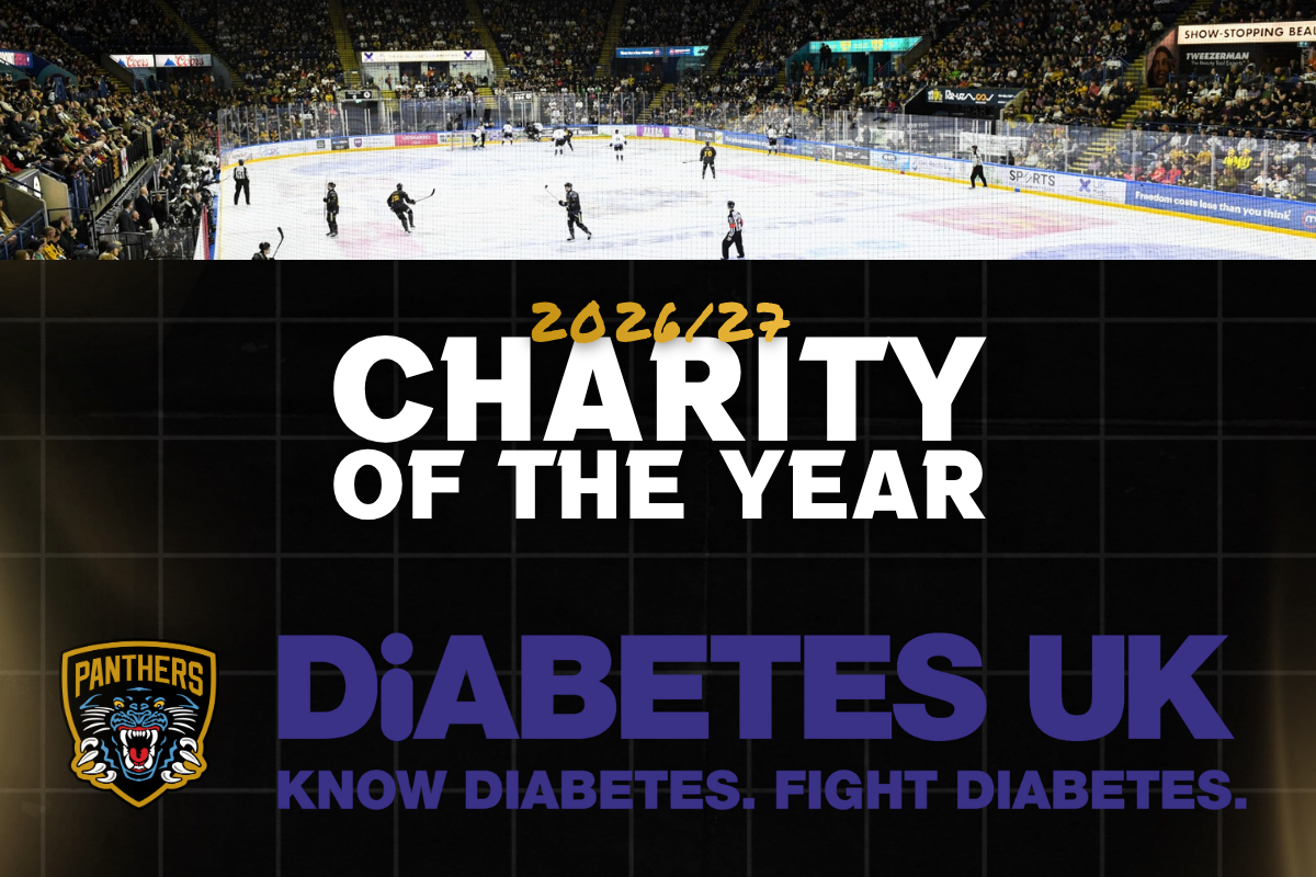 DIABETES UK NAMED AS PANTHERS CHARITY OF THE YEAR Top Image