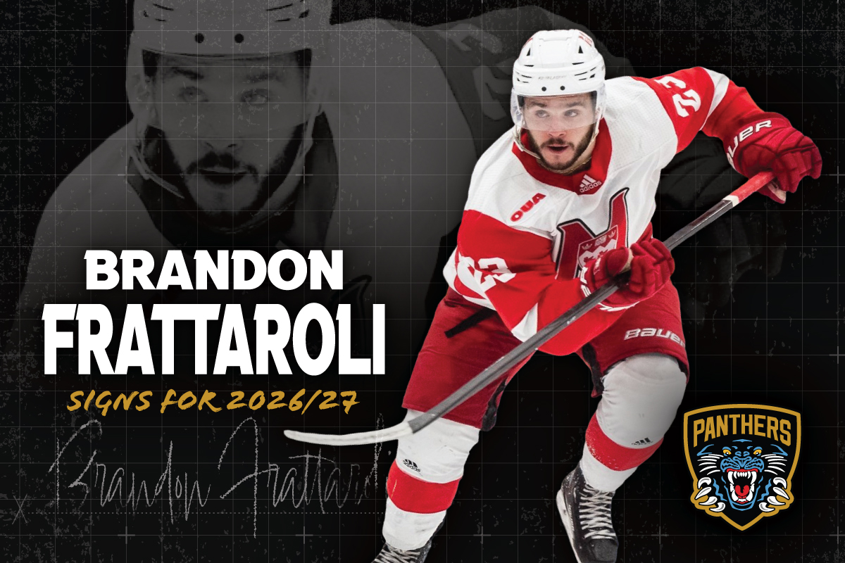 FORWARD BRANDON FRATTAROLI JOINS PANTHERS Top Image
