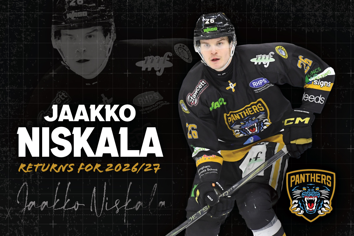 JAAKKO NISKALA RETURNS TO THE PANTHERS Top Image