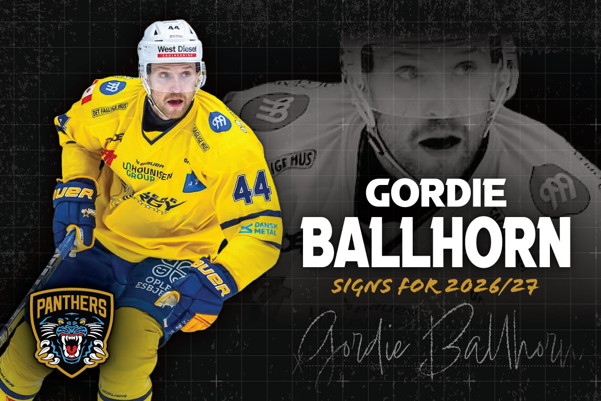 PANTHERS SIGN DEFENCEMAN GORDIE BALLHORN Top Image