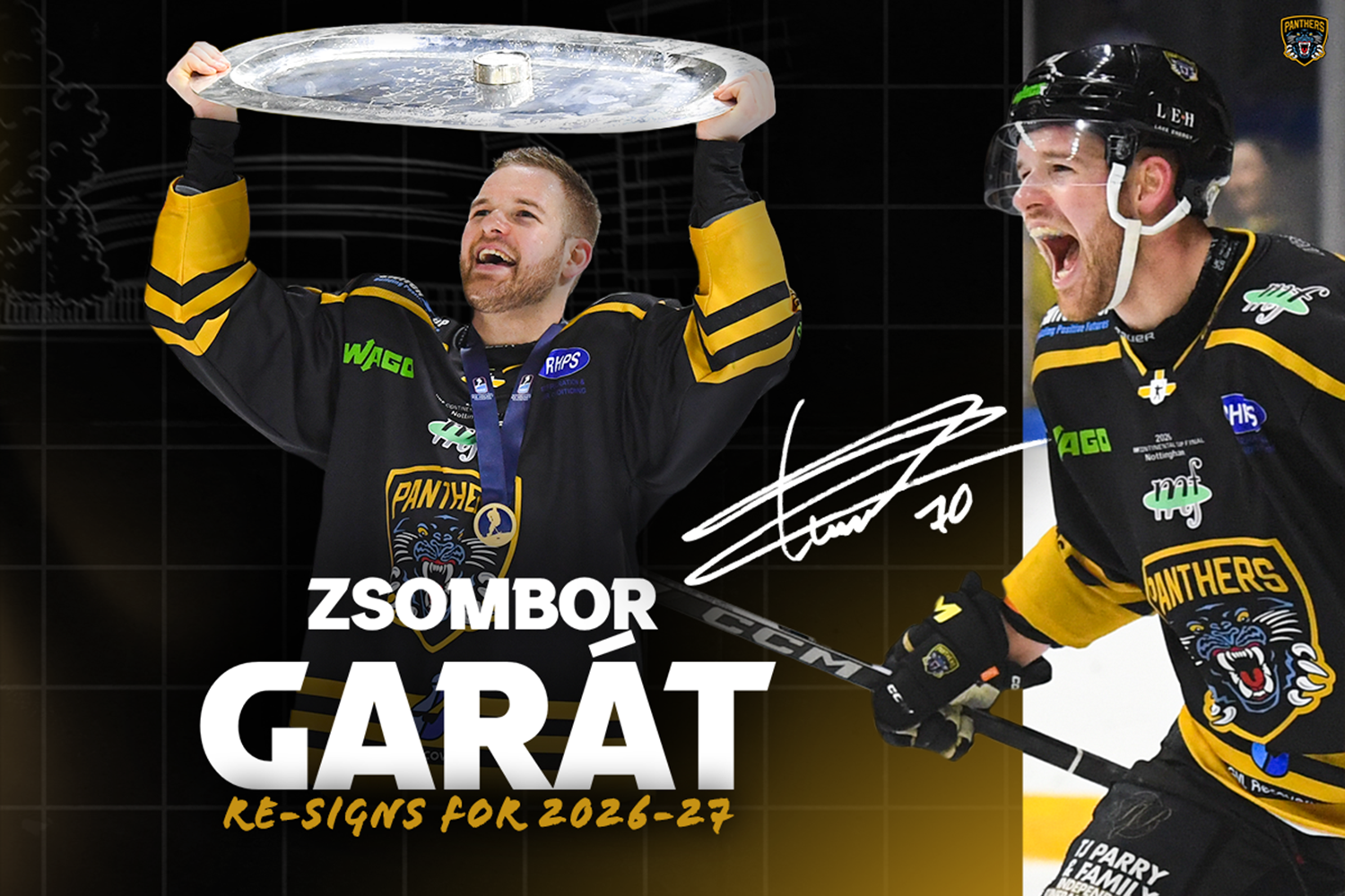 GARÁT BACK WITH PANTHERS FOR SEASON 2026-27 Top Image