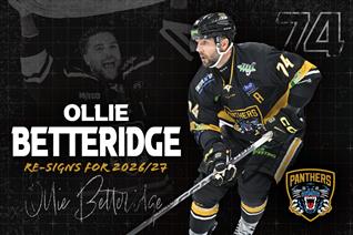 BETTERIDGE BACK FOR 11TH FULL SEASON