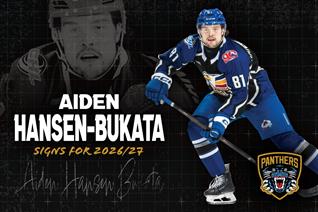 DEFENCEMAN HANSEN-BUKATA JOINS PANTHERS